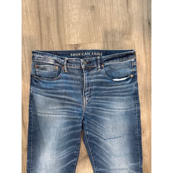 American Eagle Original Straight Jeans Men's Size 34x32 - Picture 2 of 7
